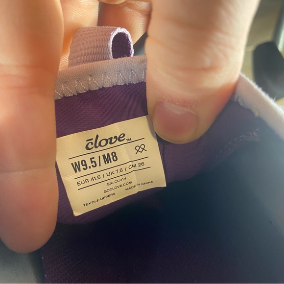 clove womens size 9.5 shoes purple nursing comfort walking work sneakers - Picture 8 of 8